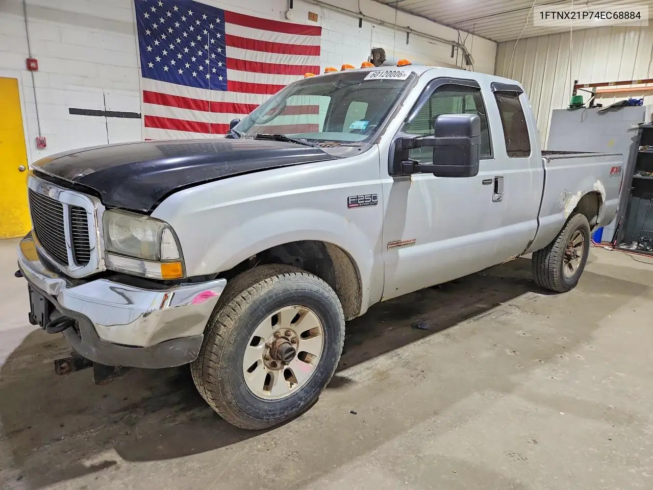 2004 Ford F250 Super Duty VIN: 1FTNX21P74EC68884 Lot: 60120006