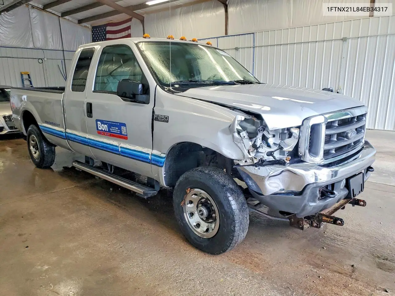 2004 Ford F250 Super Duty VIN: 1FTNX21L84EB34317 Lot: 60750336