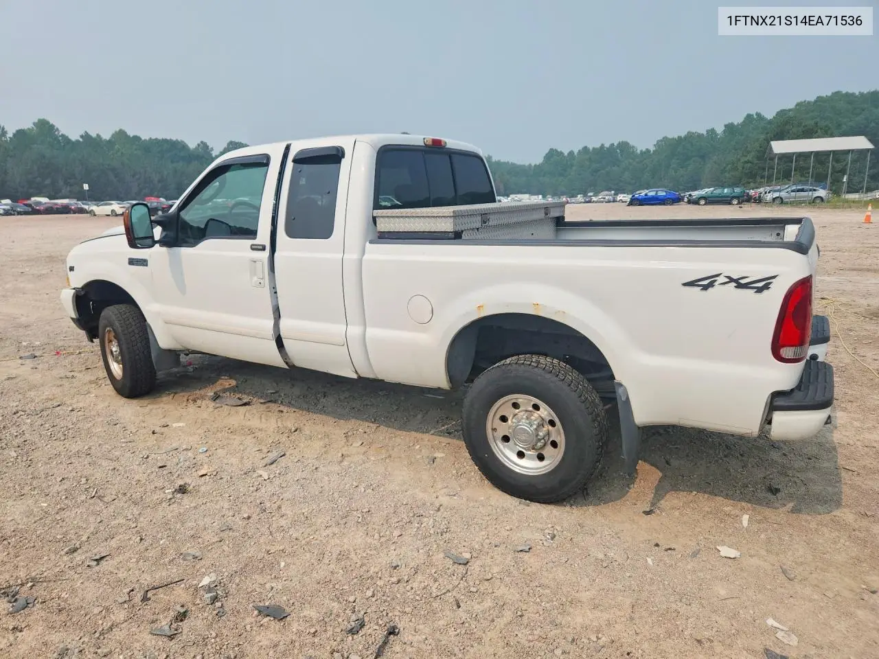 2004 Ford F250 Super Duty VIN: 1FTNX21S14EA71536 Lot: 61303606