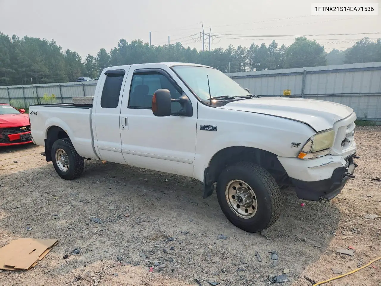2004 Ford F250 Super Duty VIN: 1FTNX21S14EA71536 Lot: 61303606