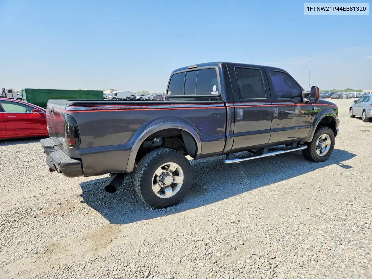 2004 Ford F250 Super Duty VIN: 1FTNW21P44EB81320 Lot: 61605206