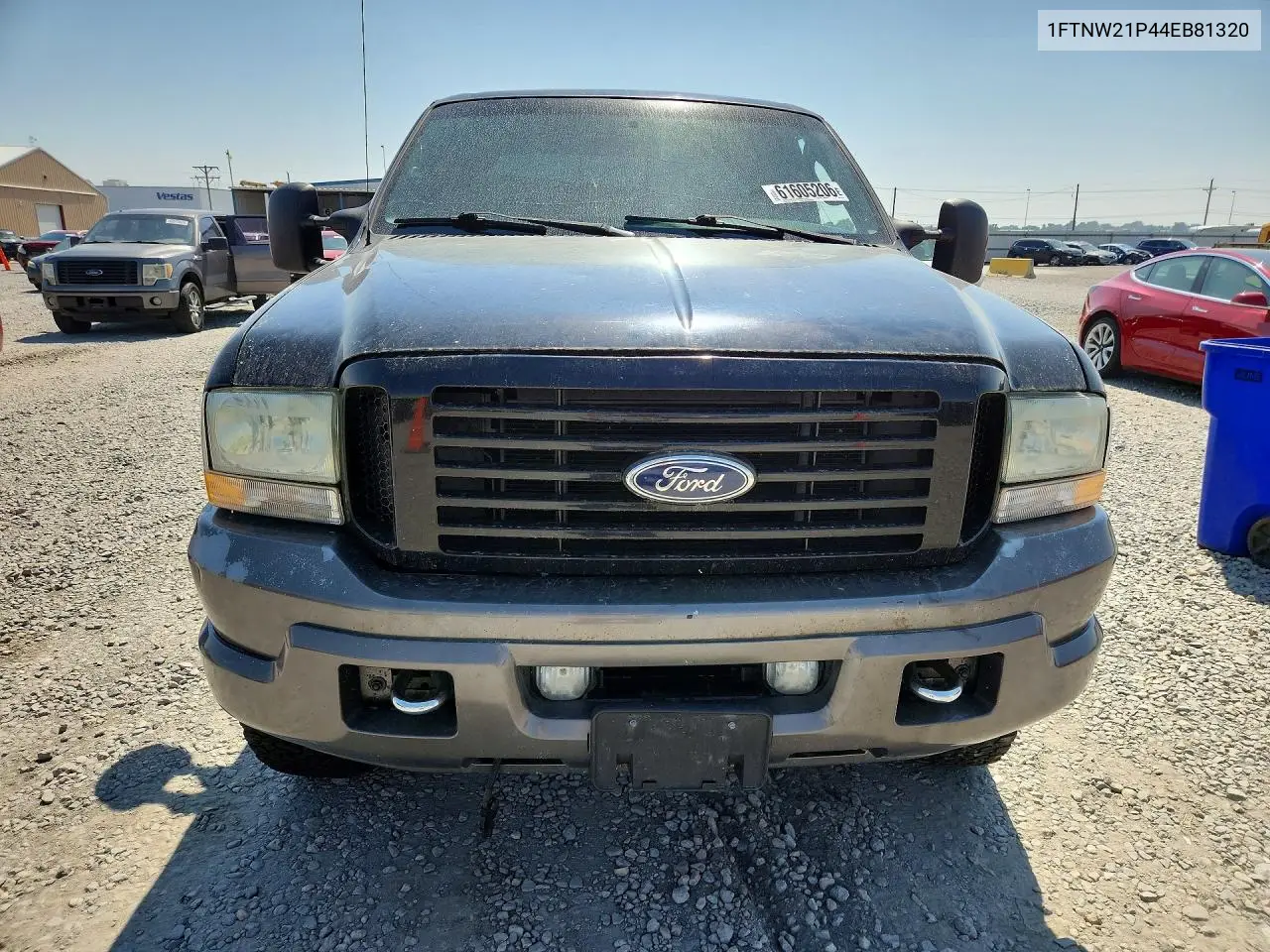 2004 Ford F250 Super Duty VIN: 1FTNW21P44EB81320 Lot: 61605206