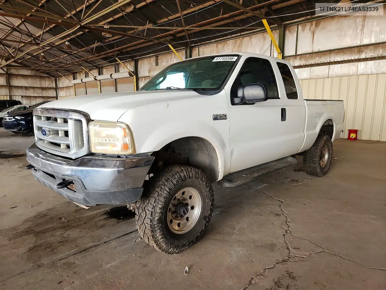 2004 Ford F250 Super Duty VIN: 1FTNX21L74EA53339 Lot: 61745346