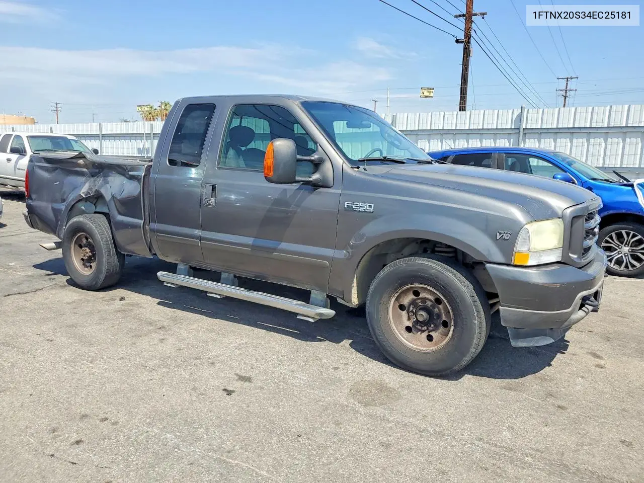 2004 Ford F250 Super Duty VIN: 1FTNX20S34EC25181 Lot: 61957486