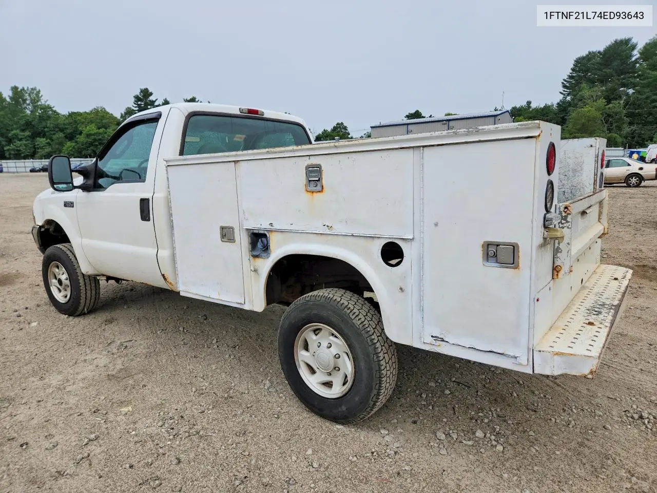 2004 Ford F250 Super Duty VIN: 1FTNF21L74ED93643 Lot: 62062946
