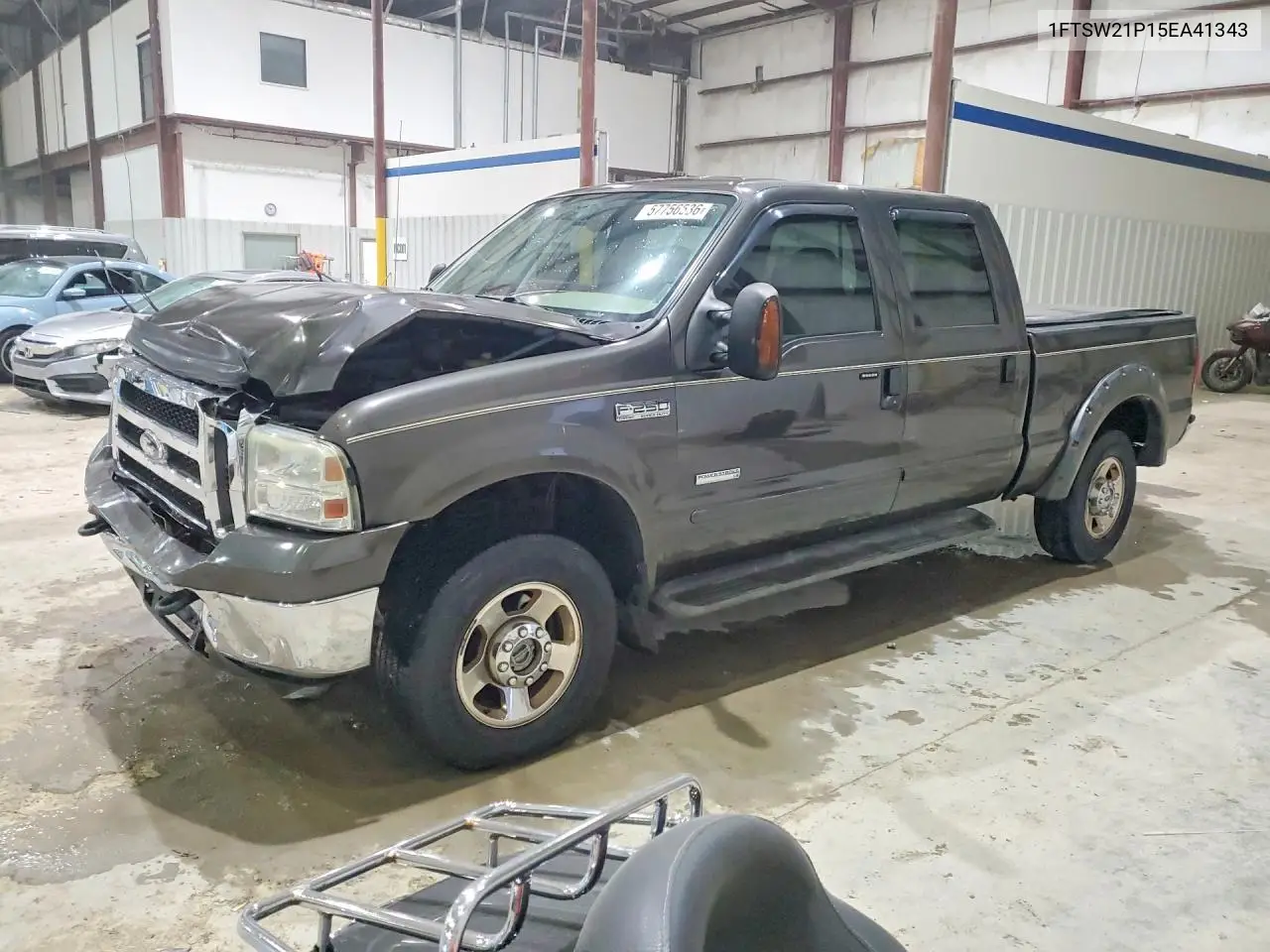 2005 Ford F250 Super Duty VIN: 1FTSW21P15EA41343 Lot: 57756536