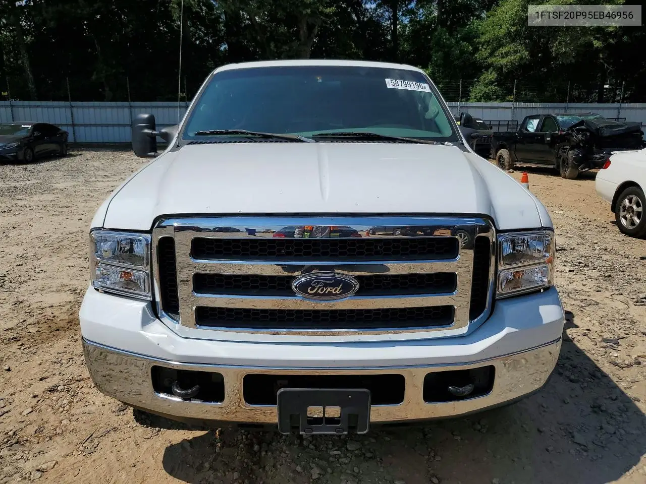 2005 Ford F250 Super Duty VIN: 1FTSF20P95EB46956 Lot: 58799196