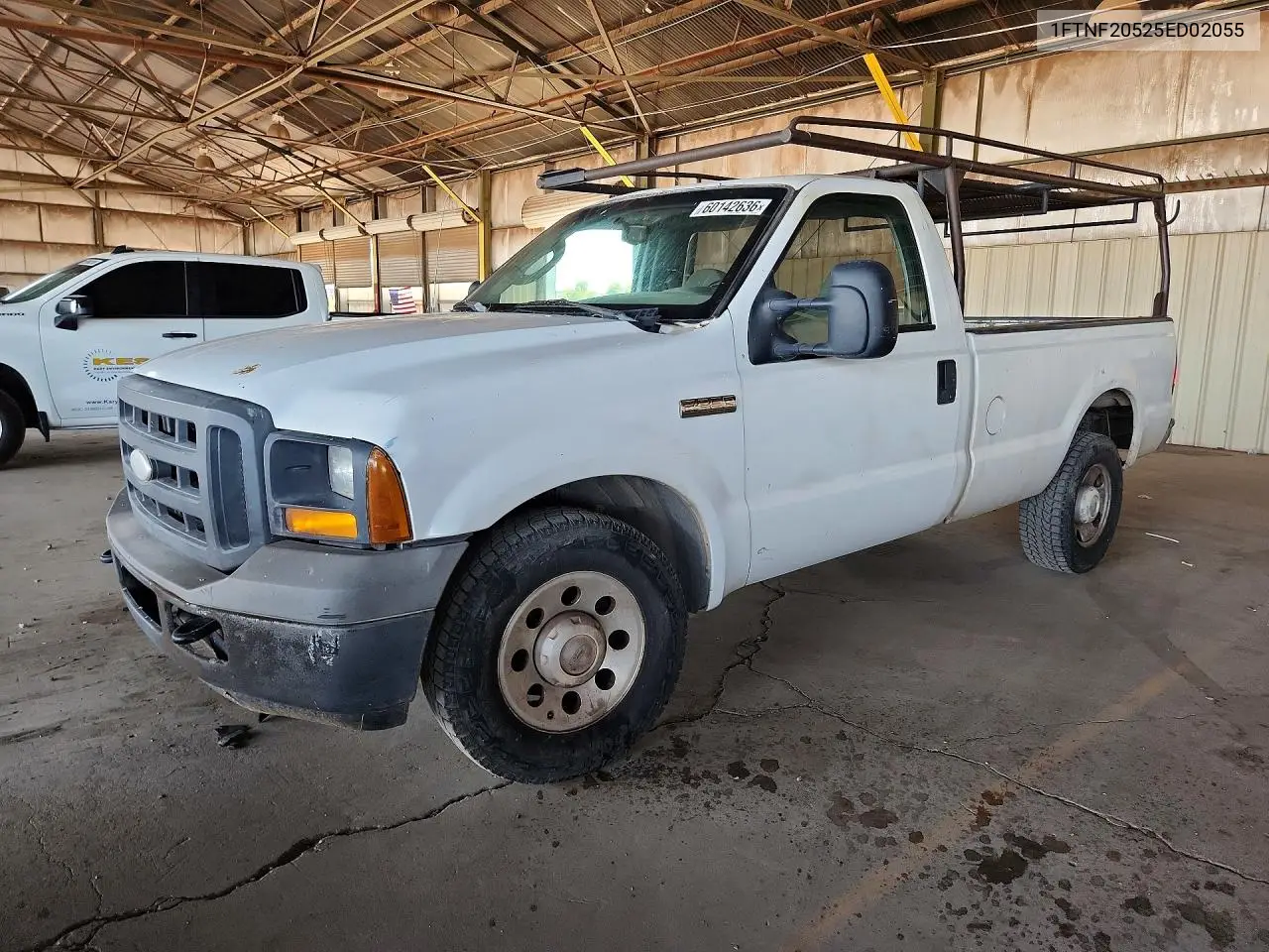 2005 Ford F250 Super Duty VIN: 1FTNF20525ED02055 Lot: 60142636