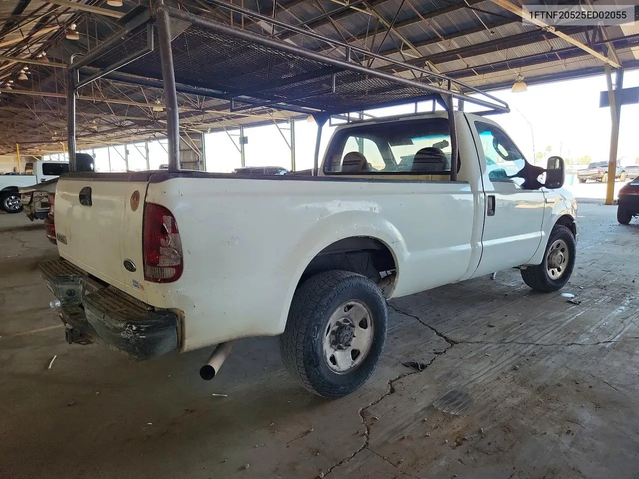 2005 Ford F250 Super Duty VIN: 1FTNF20525ED02055 Lot: 60142636