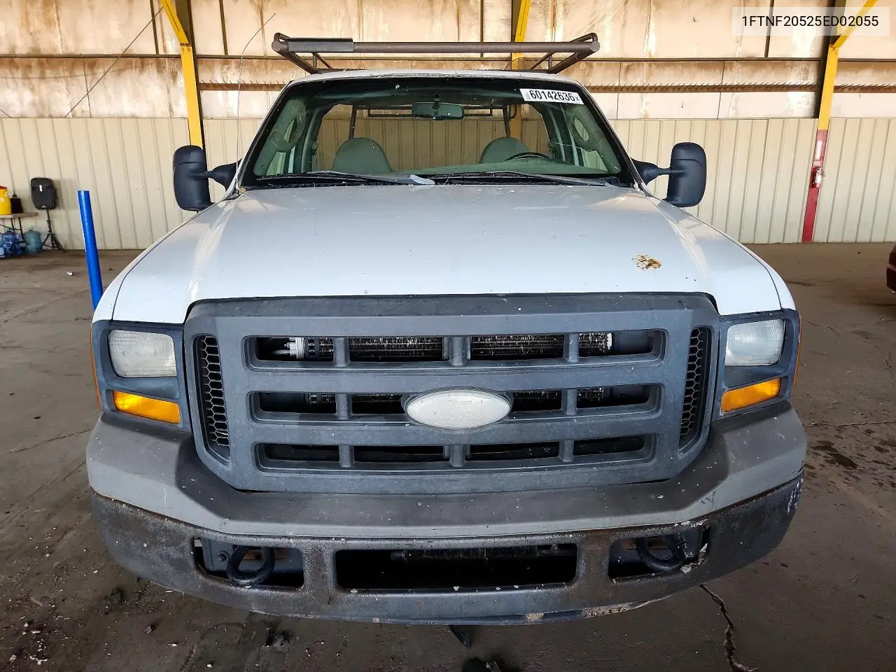 2005 Ford F250 Super Duty VIN: 1FTNF20525ED02055 Lot: 60142636