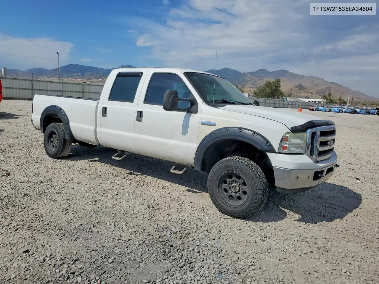 2005 Ford F250 Super Duty VIN: 1FTSW21535EA34604 Lot: 61978836