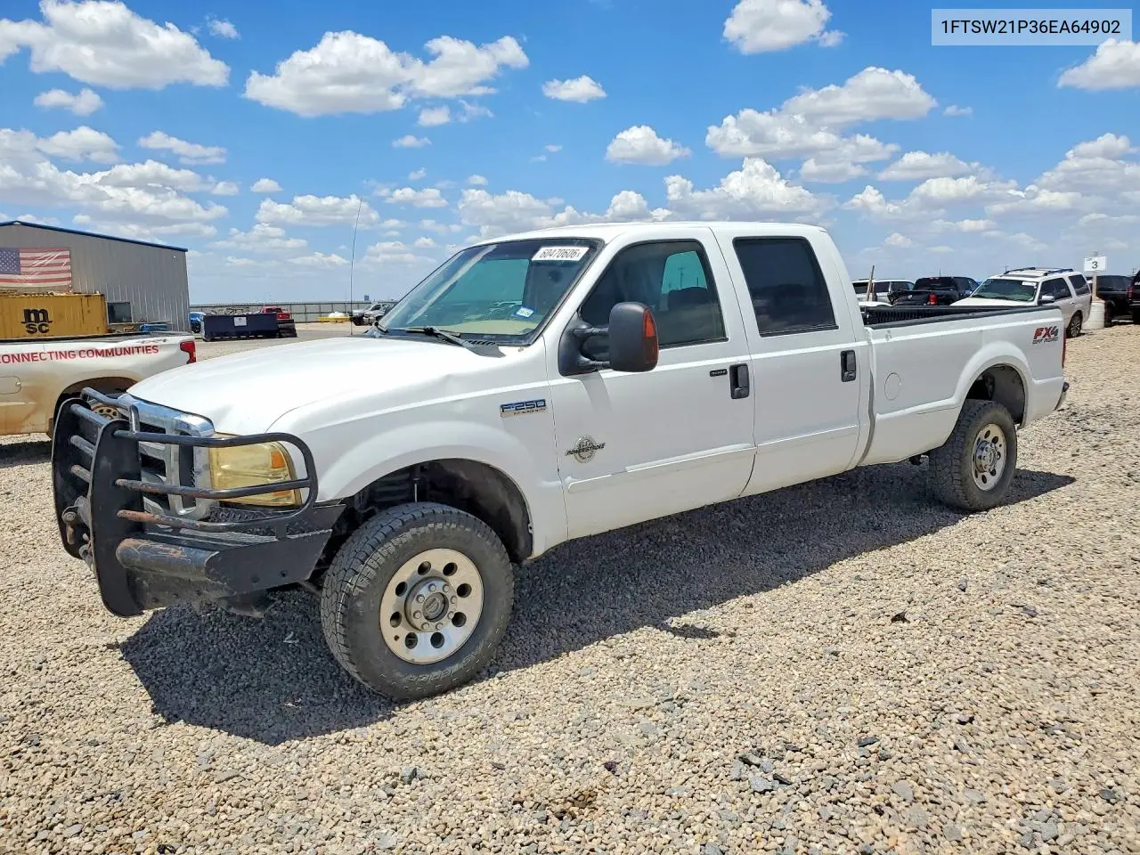 2006 Ford F250 Super Duty VIN: 1FTSW21P36EA64902 Lot: 60470606