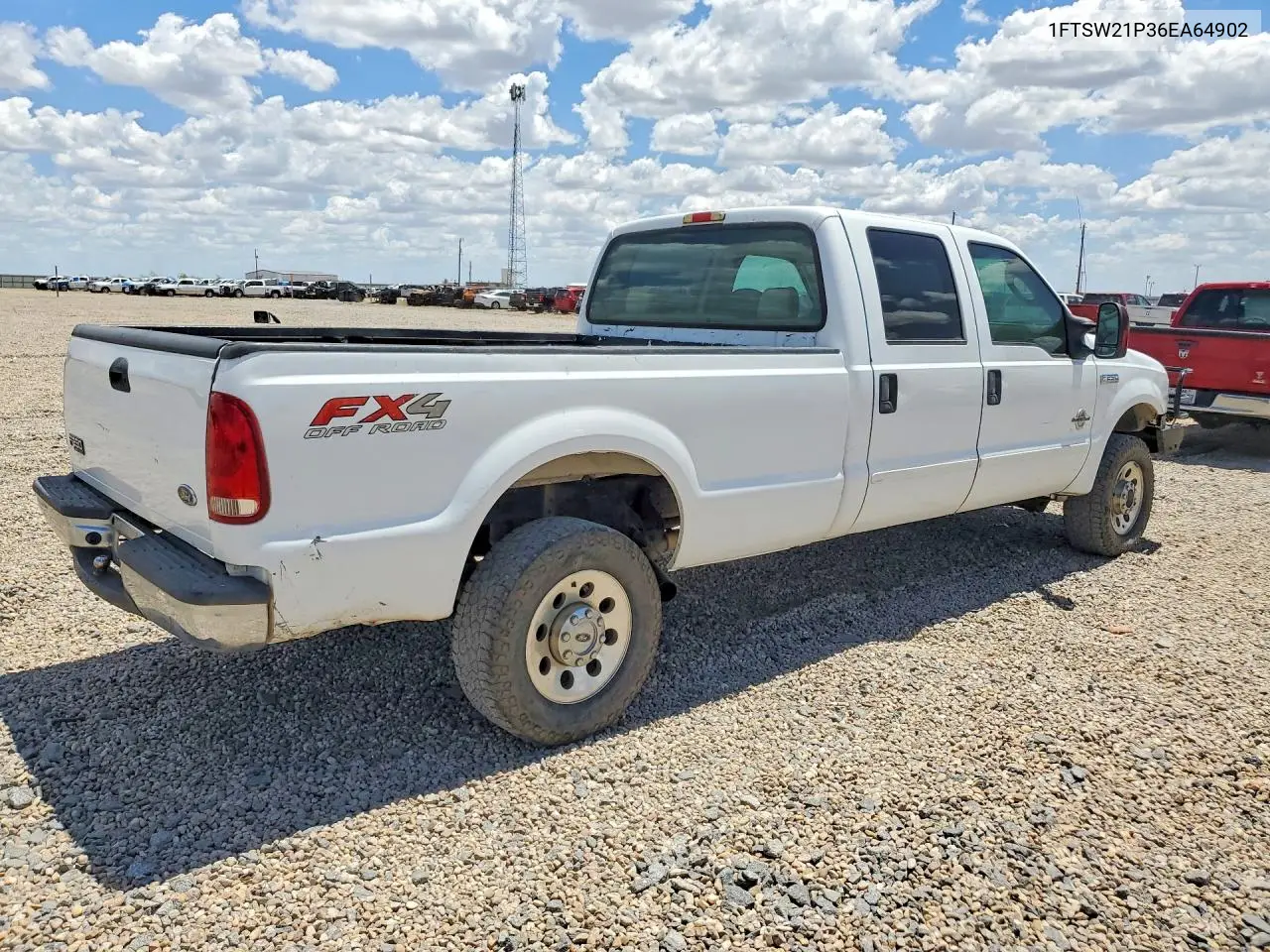 2006 Ford F250 Super Duty VIN: 1FTSW21P36EA64902 Lot: 60470606