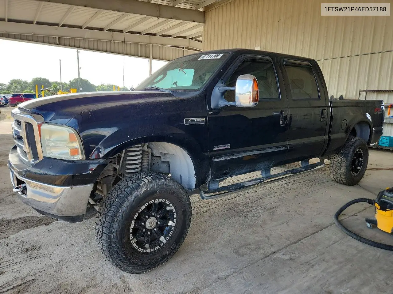 2006 Ford F250 Super Duty VIN: 1FTSW21P46ED57188 Lot: 61111166