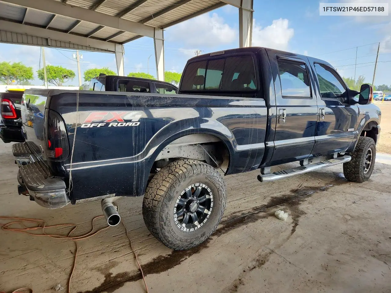 2006 Ford F250 Super Duty VIN: 1FTSW21P46ED57188 Lot: 61111166