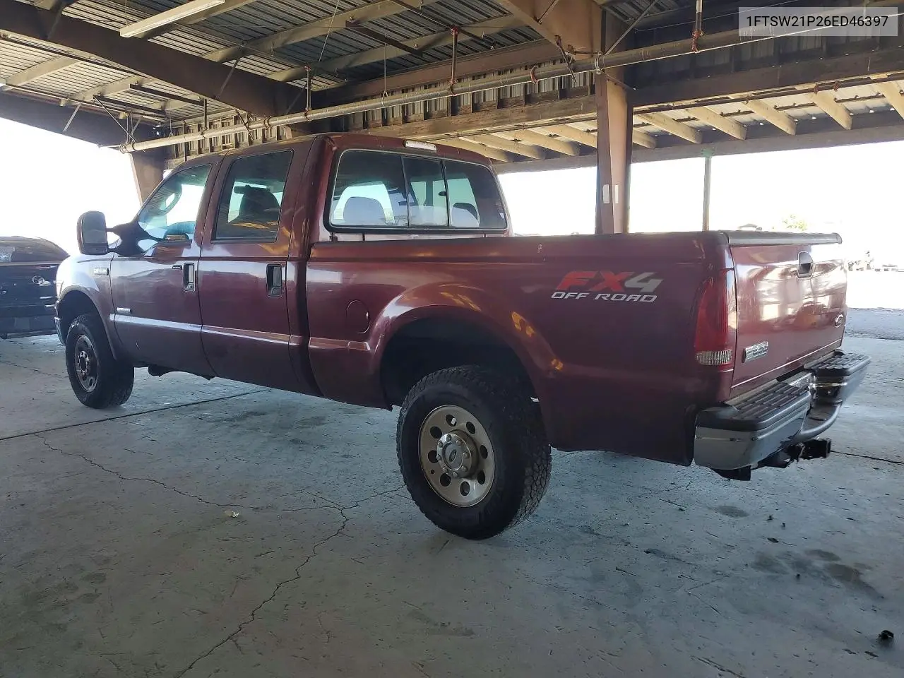 2006 Ford F250 Super Duty VIN: 1FTSW21P26ED46397 Lot: 61141446