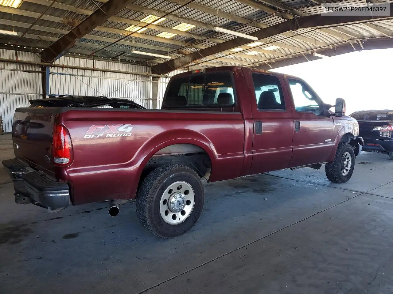 2006 Ford F250 Super Duty VIN: 1FTSW21P26ED46397 Lot: 61141446
