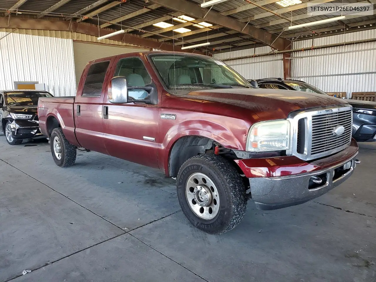 2006 Ford F250 Super Duty VIN: 1FTSW21P26ED46397 Lot: 61141446