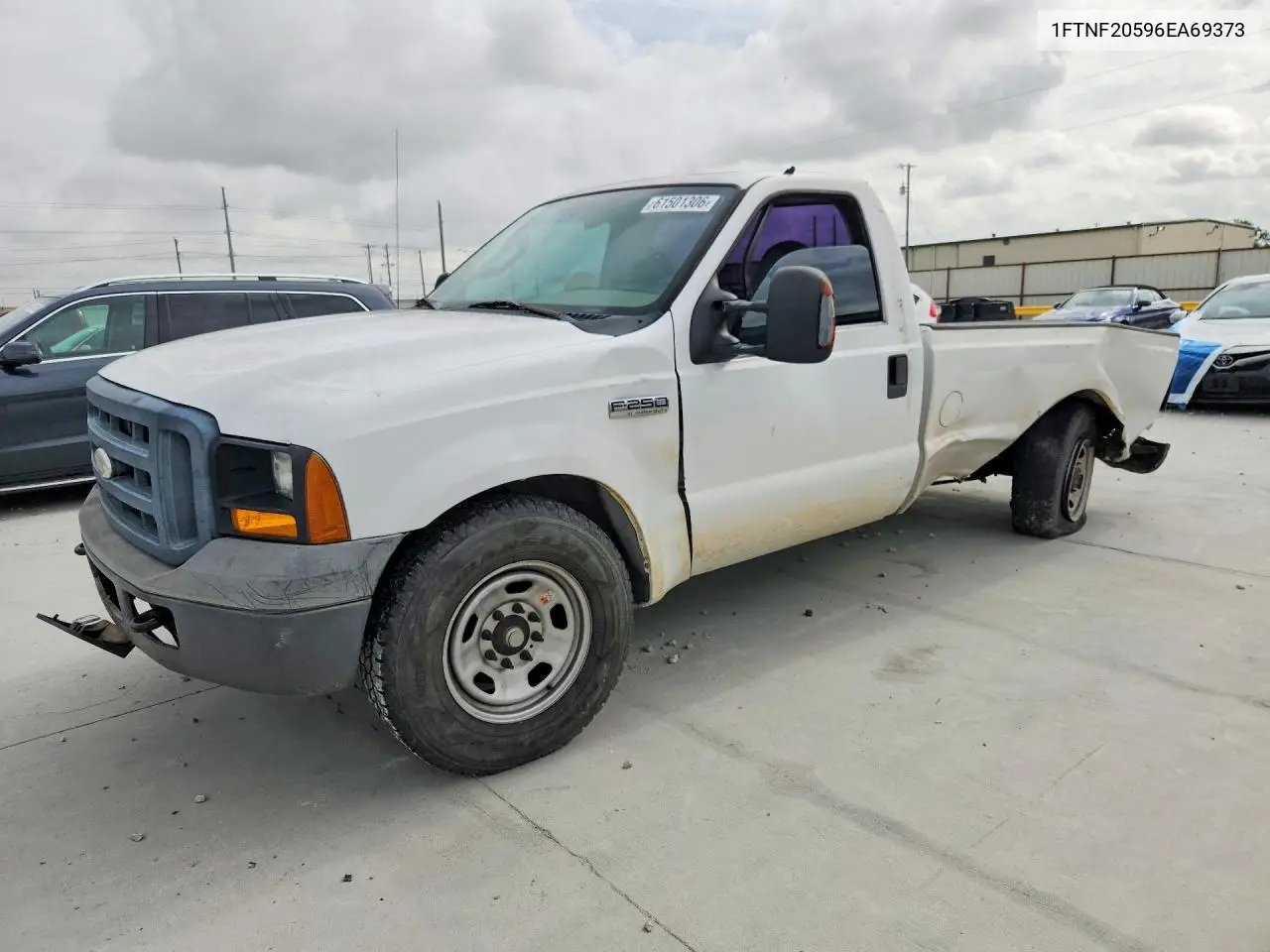 2006 Ford F250 Super Duty VIN: 1FTNF20596EA69373 Lot: 61501306