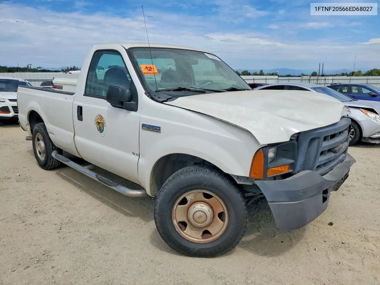 2006 Ford F250 Super Duty VIN: 1FTNF20566ED68027 Lot: 61623226