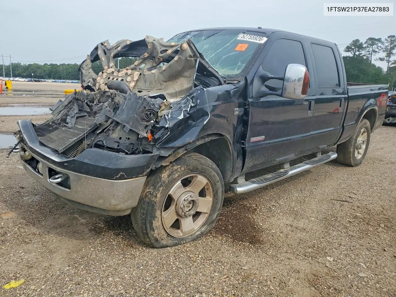 2007 Ford F250 VIN: 1FTSW21P37EA27883 Lot: 52755926
