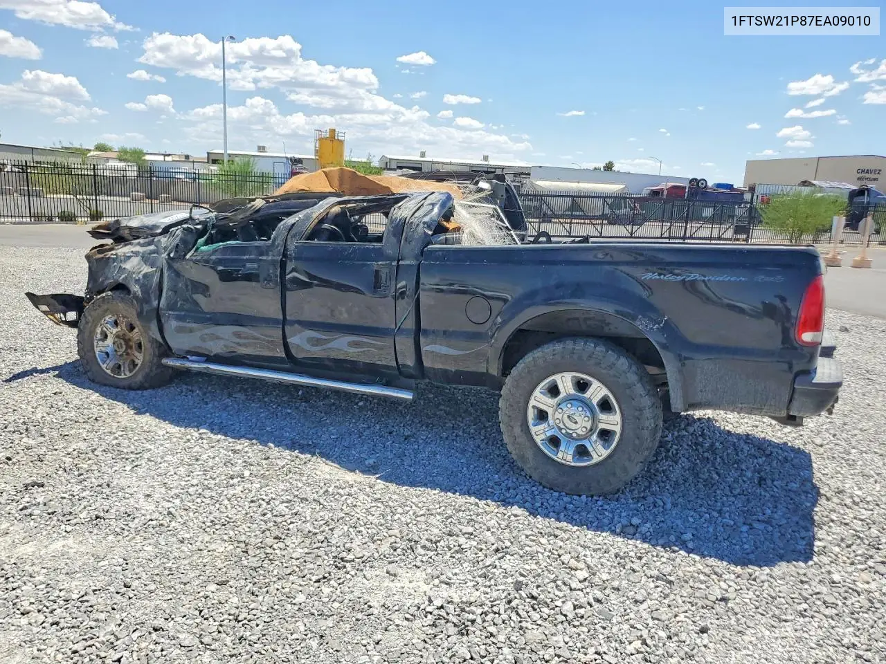 2007 Ford F250 Super Duty VIN: 1FTSW21P87EA09010 Lot: 61325026