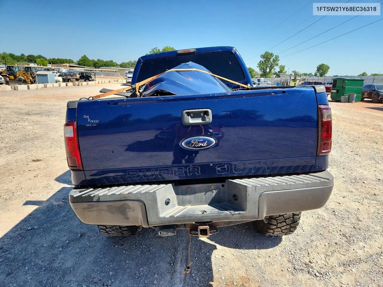 2008 Ford F250Sd VIN: 1FTSW21Y68EC36318 Lot: 59654496
