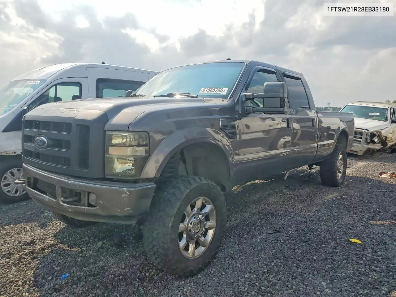 2008 Ford F250 Super Duty VIN: 1FTSW21R28EB33180 Lot: 61565786