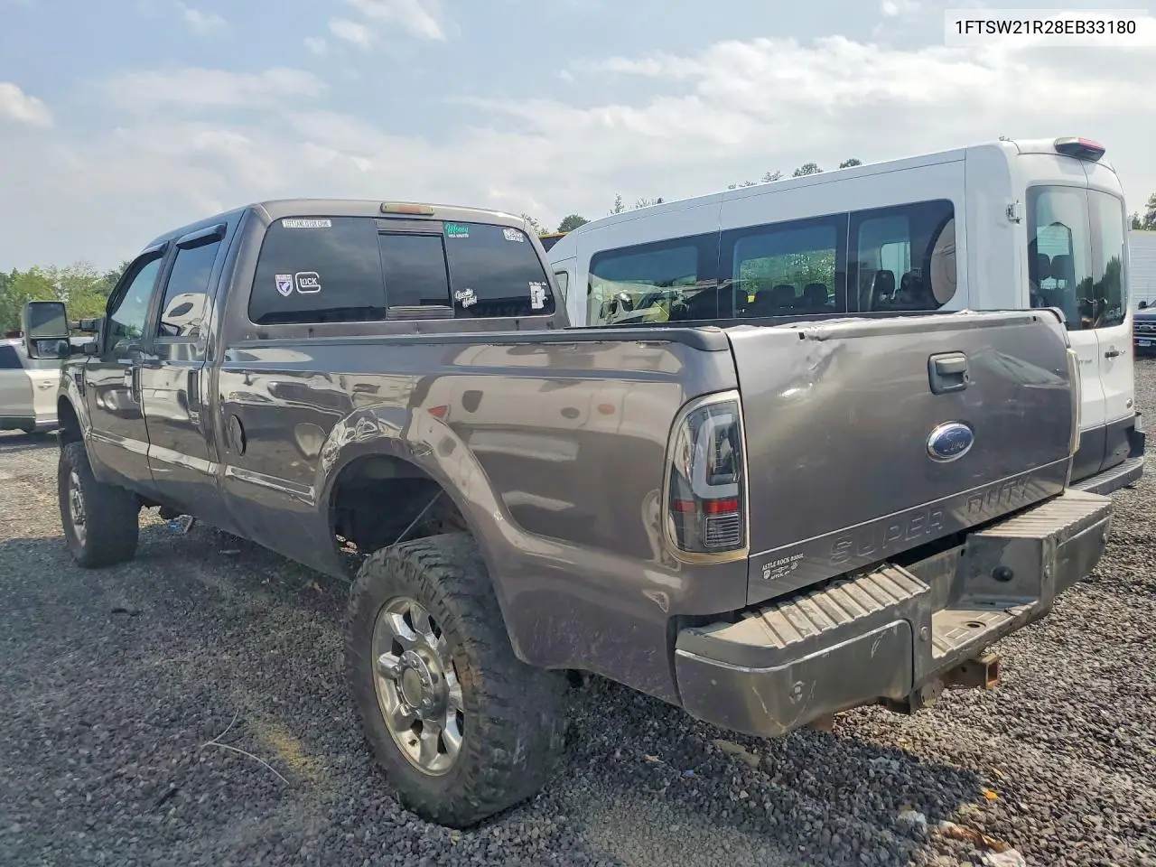 2008 Ford F250 Super Duty VIN: 1FTSW21R28EB33180 Lot: 61565786