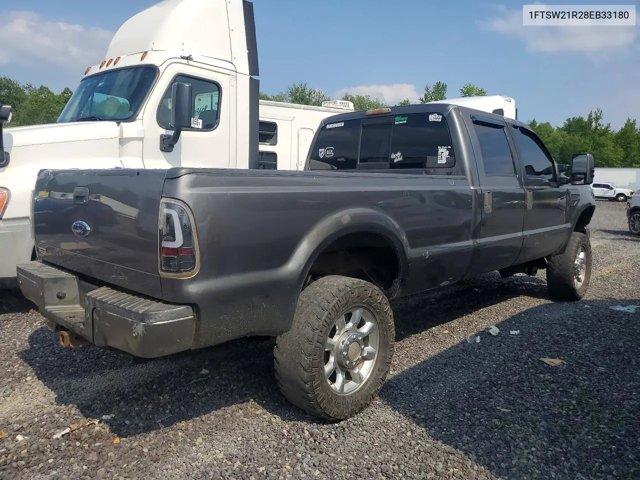 2008 Ford F250 Super Duty VIN: 1FTSW21R28EB33180 Lot: 61565786