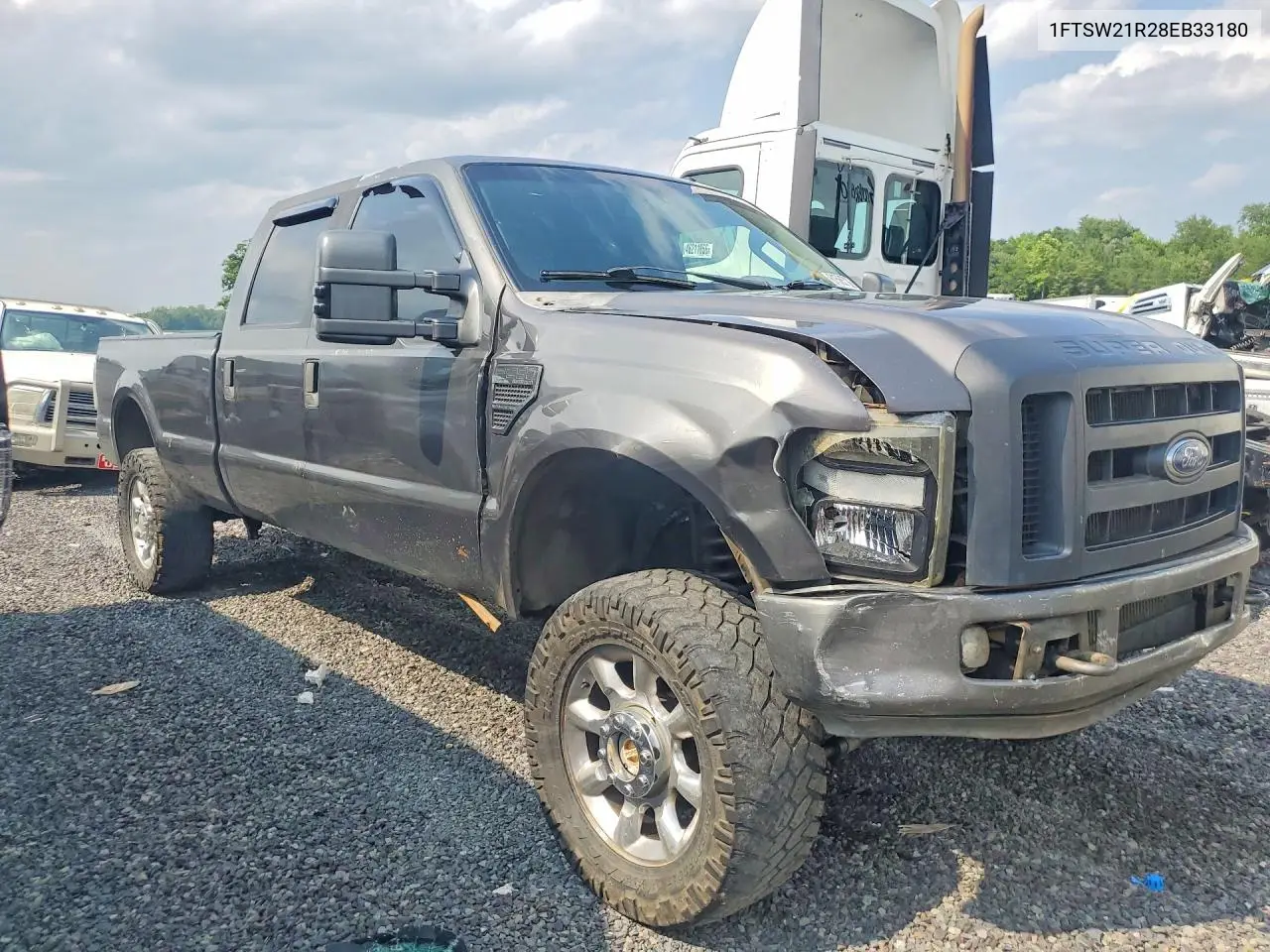 2008 Ford F250 Super Duty VIN: 1FTSW21R28EB33180 Lot: 61565786