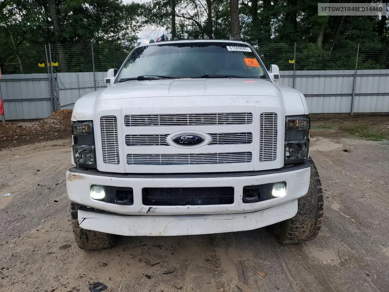 2008 Ford F250 Super Duty VIN: 1FTSW21R48ED14460 Lot: 61599886