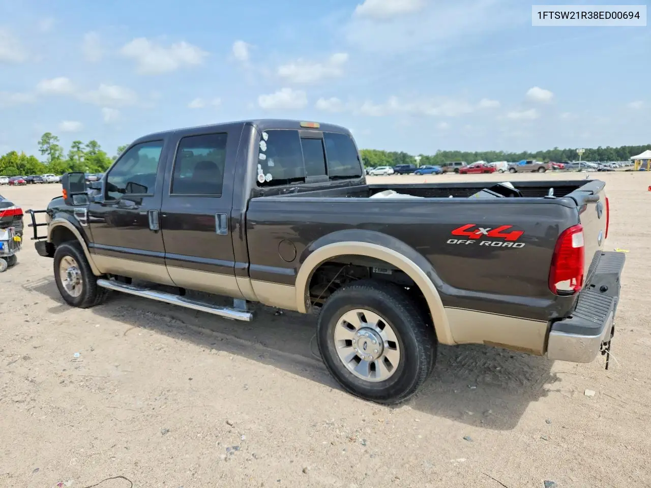2008 Ford F250 Super Duty VIN: 1FTSW21R38ED00694 Lot: 61698416