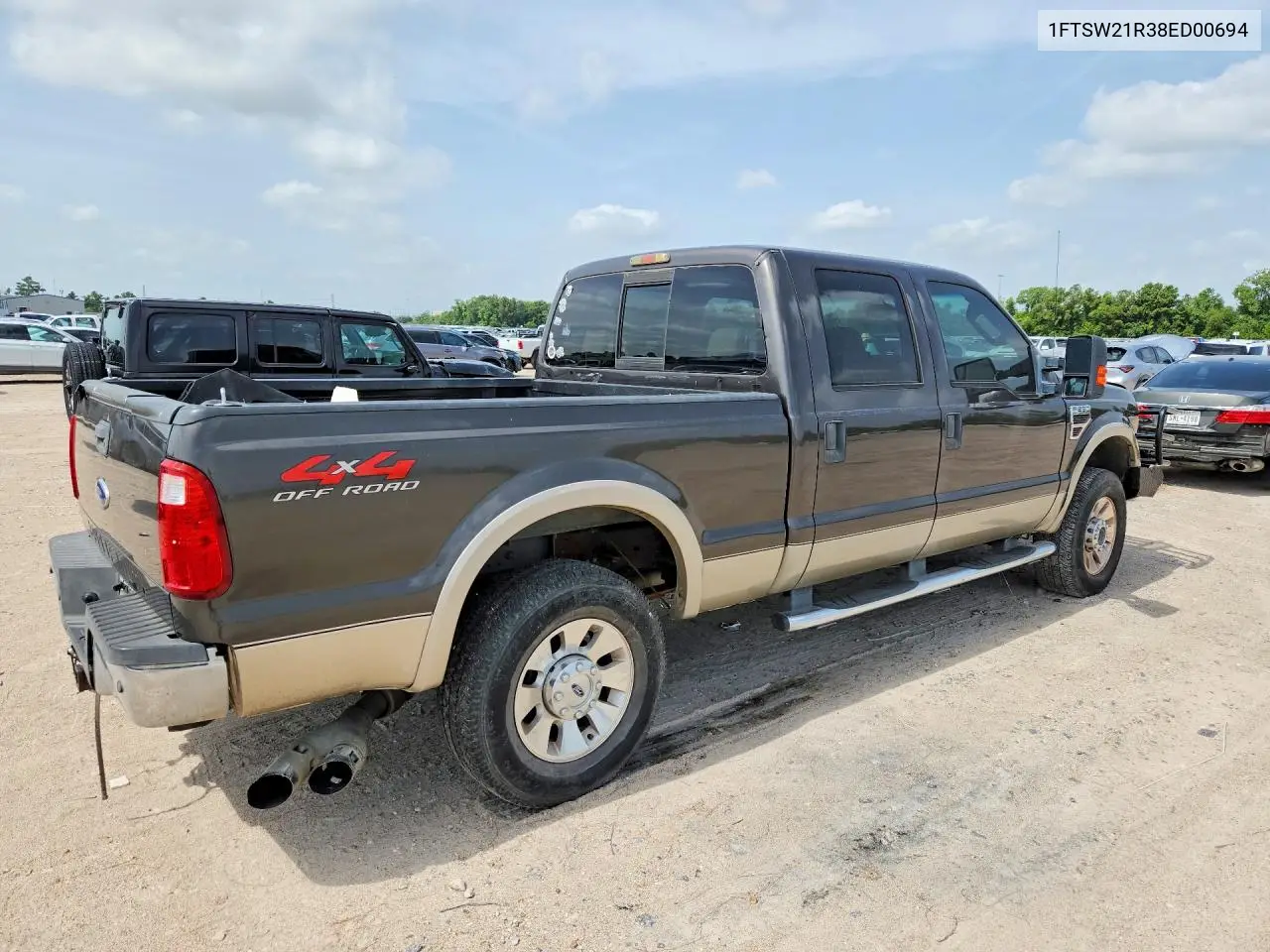 2008 Ford F250 Super Duty VIN: 1FTSW21R38ED00694 Lot: 61698416