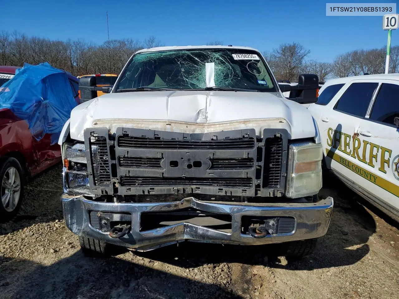 1FTSW21Y08EB51393 2008 Ford F250 Super Duty