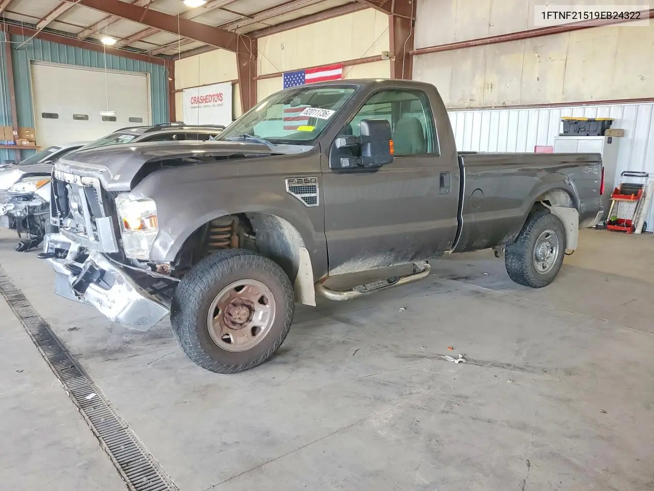 2009 Ford F250 Super Duty VIN: 1FTNF21519EB24322 Lot: 62011736