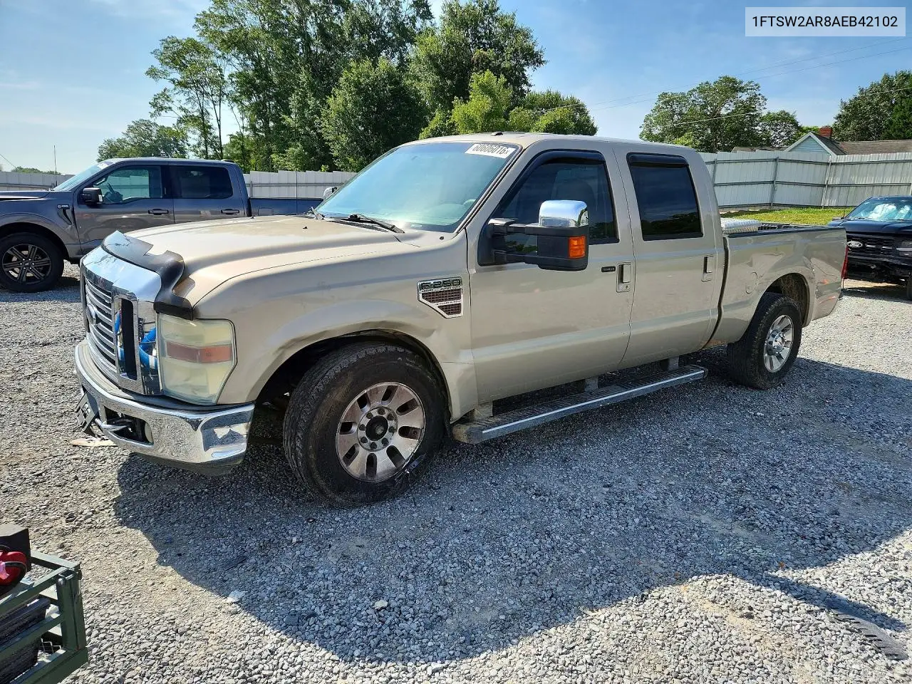 2010 Ford F250 Super Duty VIN: 1FTSW2AR8AEB42102 Lot: 60606016