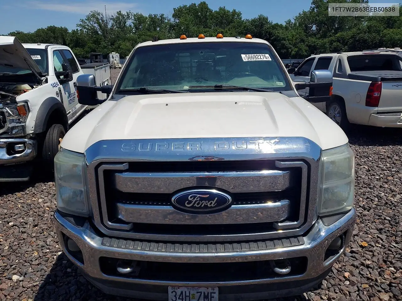 2011 Ford F250 Super Duty VIN: 1FT7W2B63BEB50538 Lot: 56692276