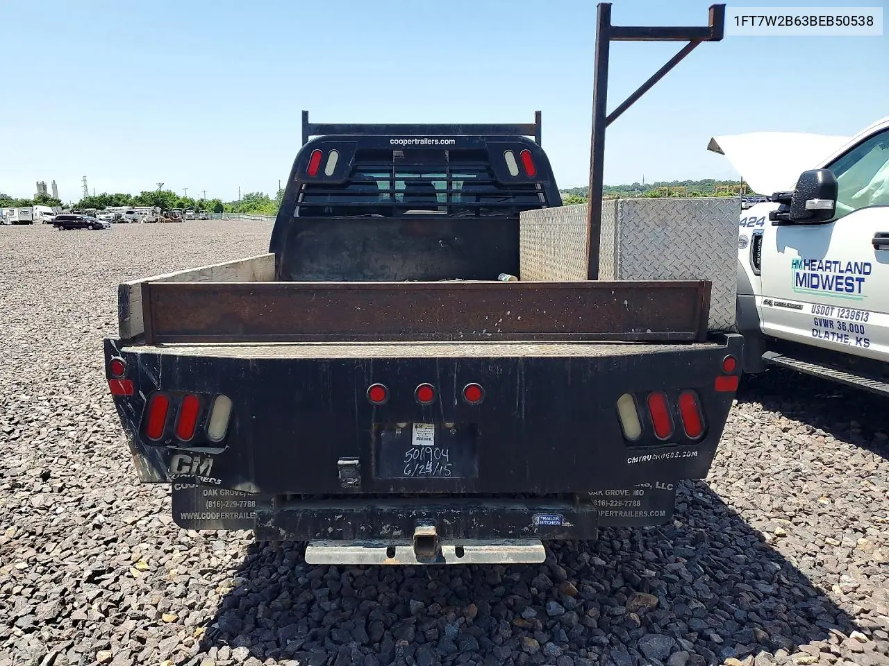 2011 Ford F250 Super Duty VIN: 1FT7W2B63BEB50538 Lot: 56692276