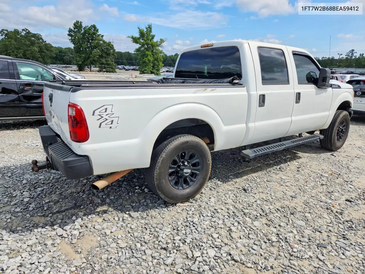 2011 Ford F250 Super Duty VIN: 1FT7W2B68BEA59412 Lot: 57849386