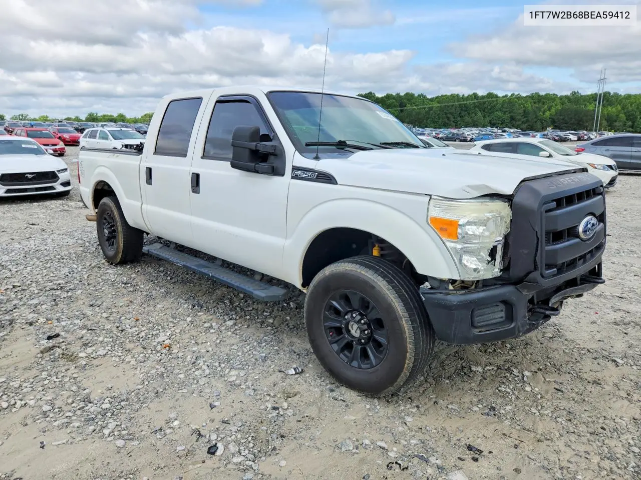 2011 Ford F250 Super Duty VIN: 1FT7W2B68BEA59412 Lot: 57849386