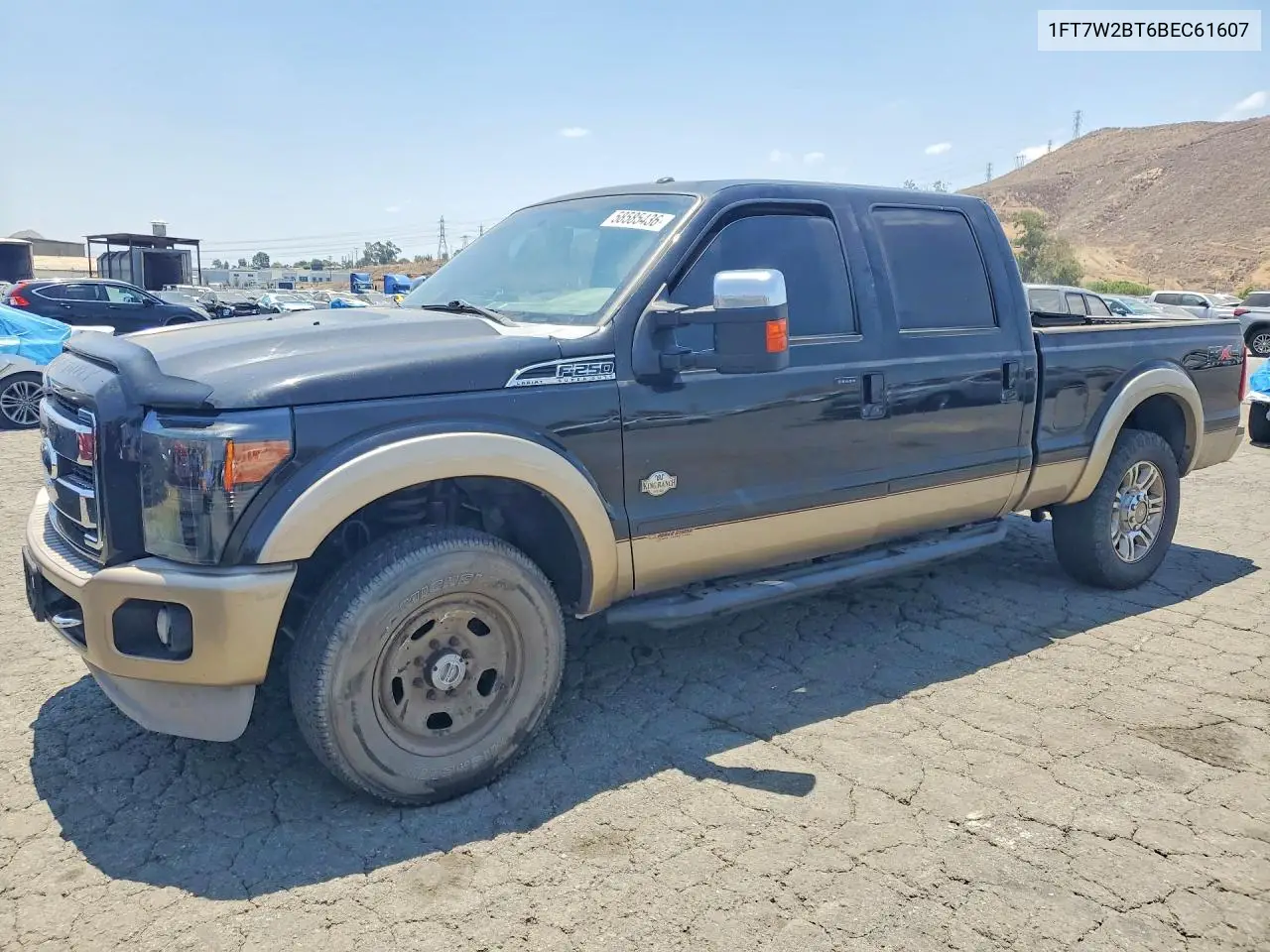 2011 Ford F250 Super Duty VIN: 1FT7W2BT6BEC61607 Lot: 58585436