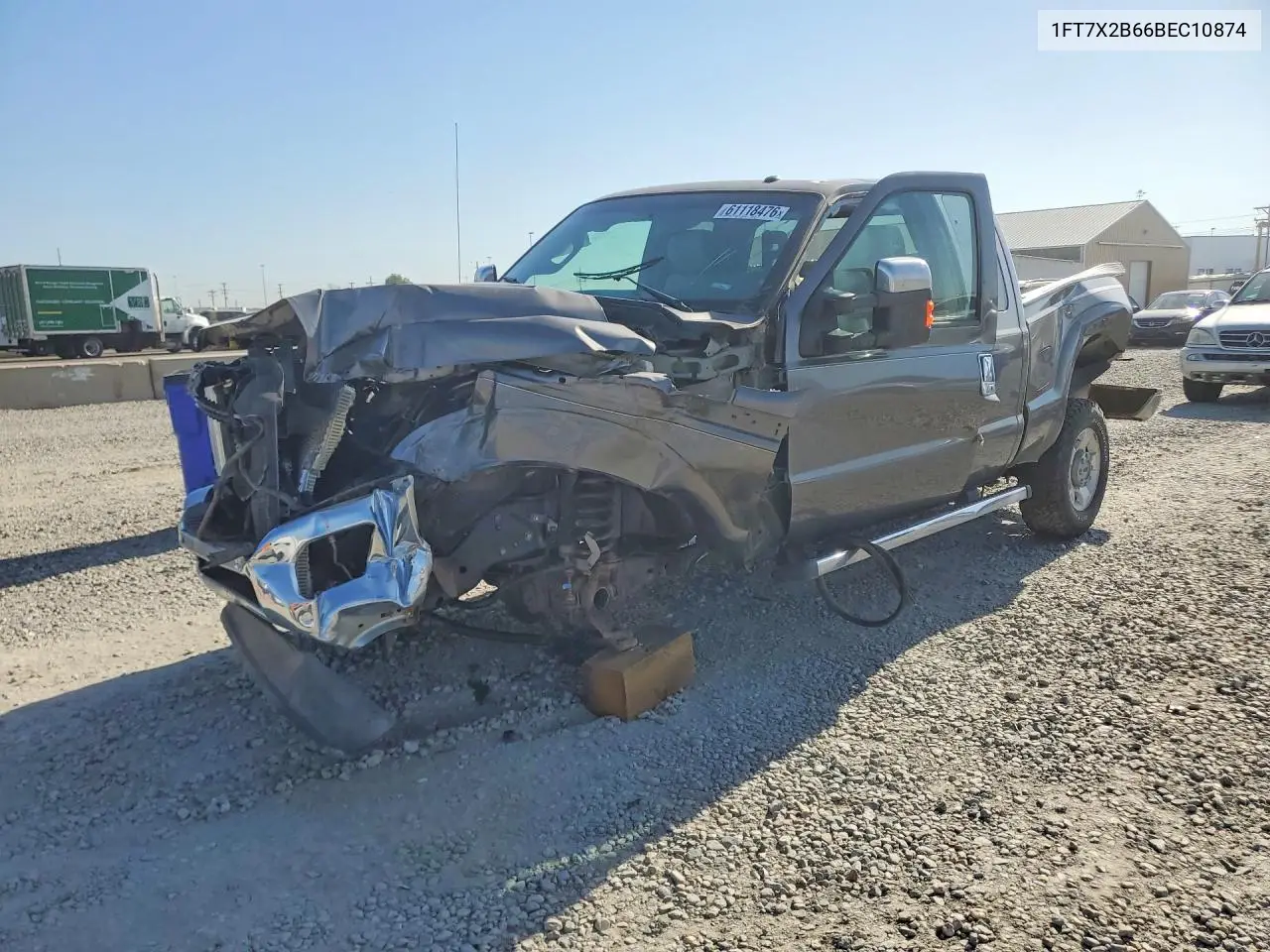 2011 Ford F250 Super Duty VIN: 1FT7X2B66BEC10874 Lot: 61118476