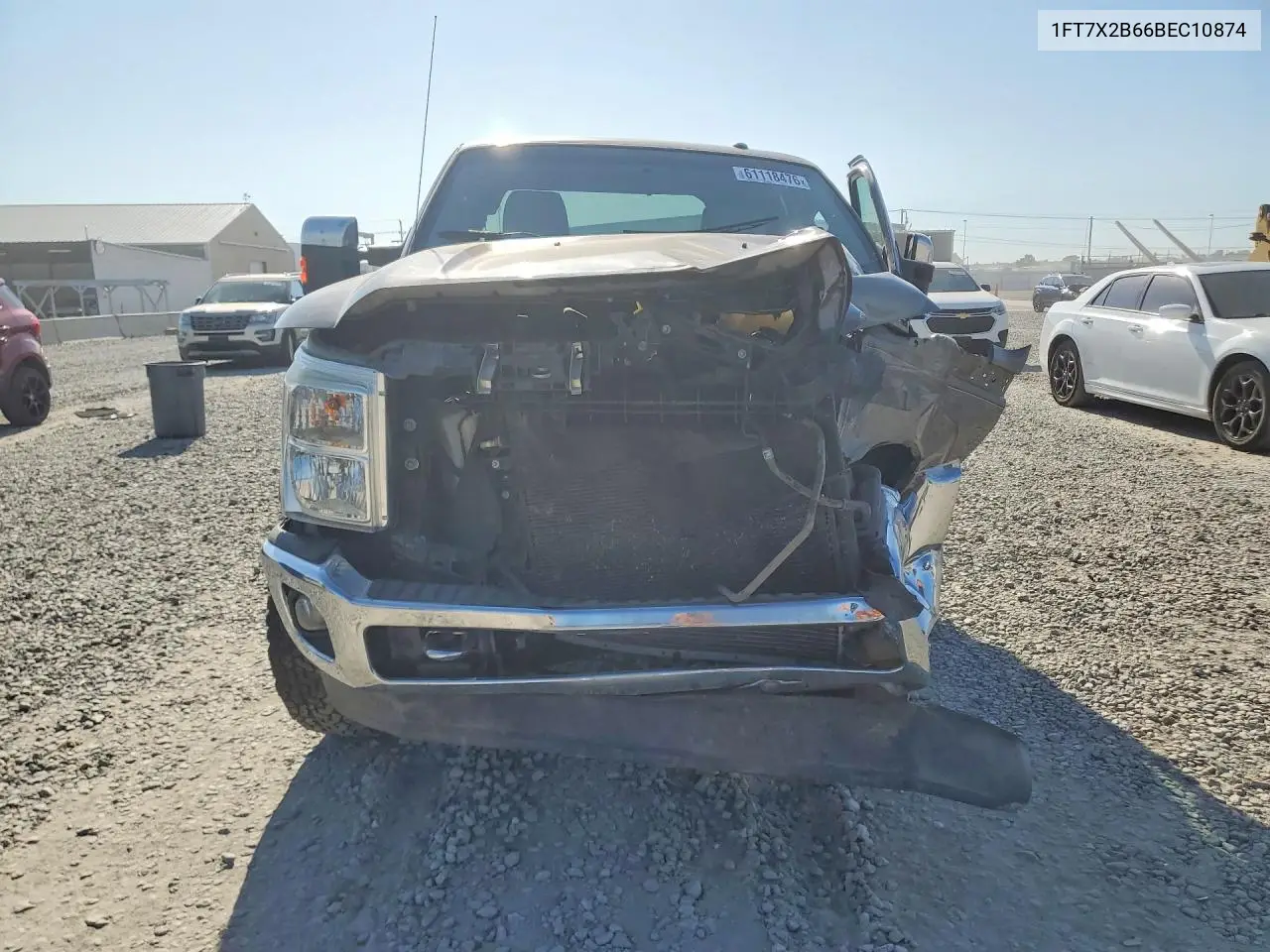 2011 Ford F250 Super Duty VIN: 1FT7X2B66BEC10874 Lot: 61118476