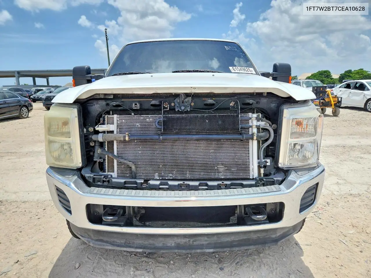 2012 Ford F250 Super Duty VIN: 1FT7W2BT7CEA10628 Lot: 61549626