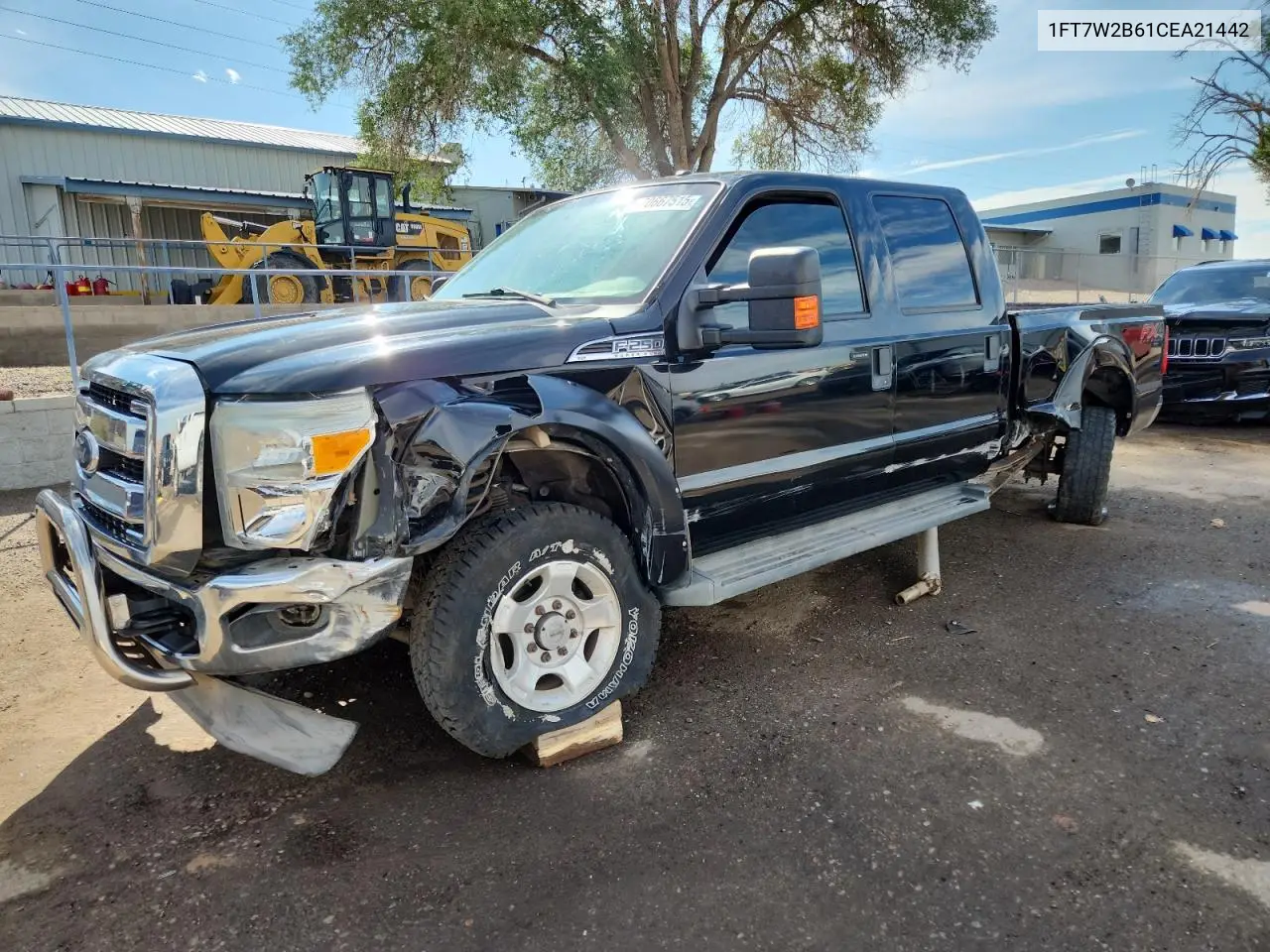 1FT7W2B61CEA21442 2012 Ford F250 Super Duty