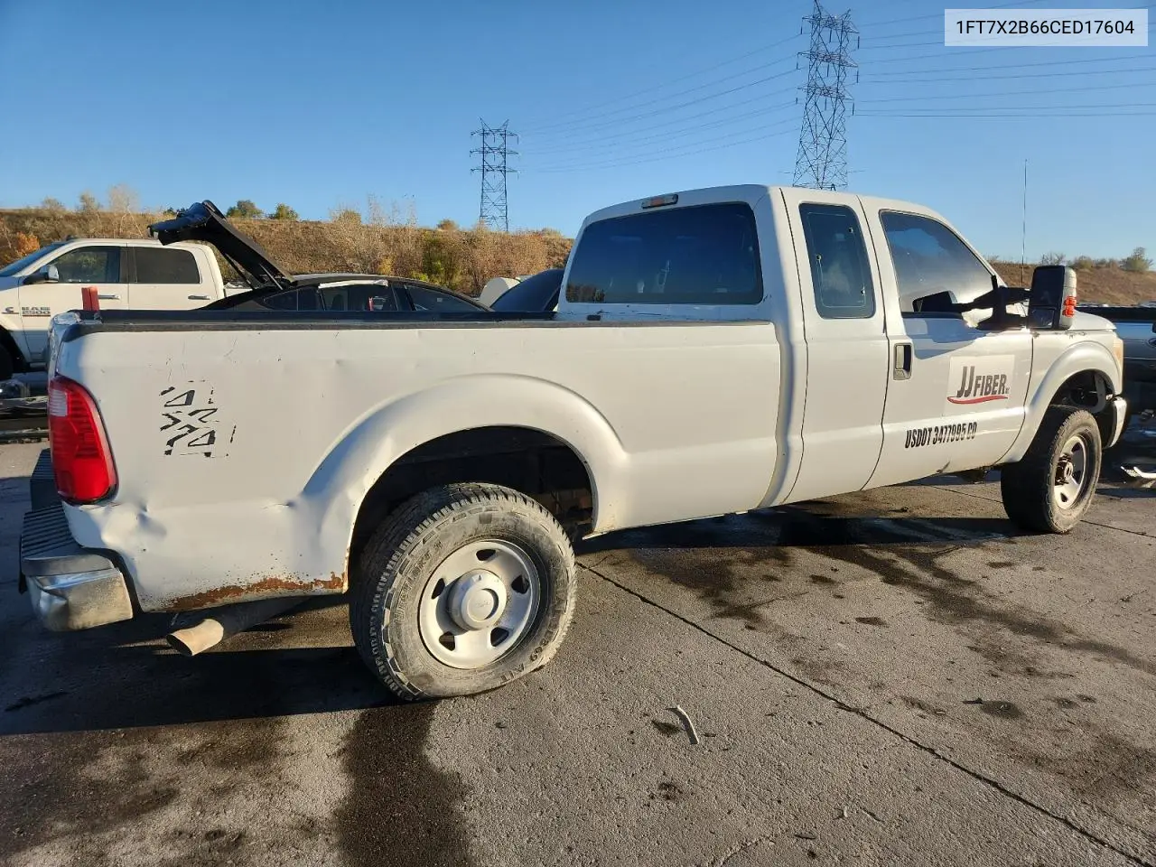 1FT7X2B66CED17604 2012 Ford F250 Super Duty