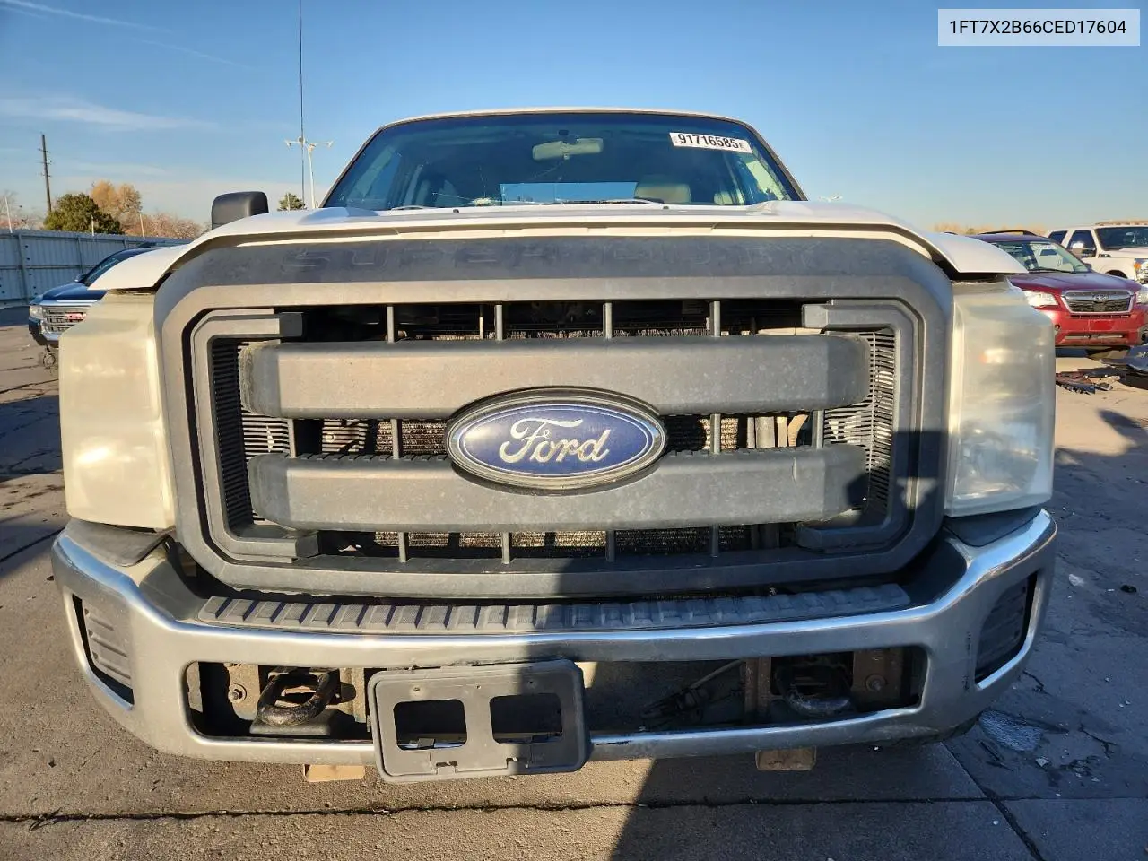 1FT7X2B66CED17604 2012 Ford F250 Super Duty