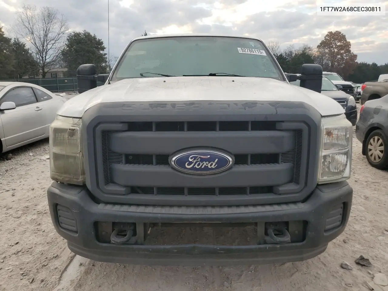 1FT7W2A68CEC30811 2012 Ford F250 Super Duty