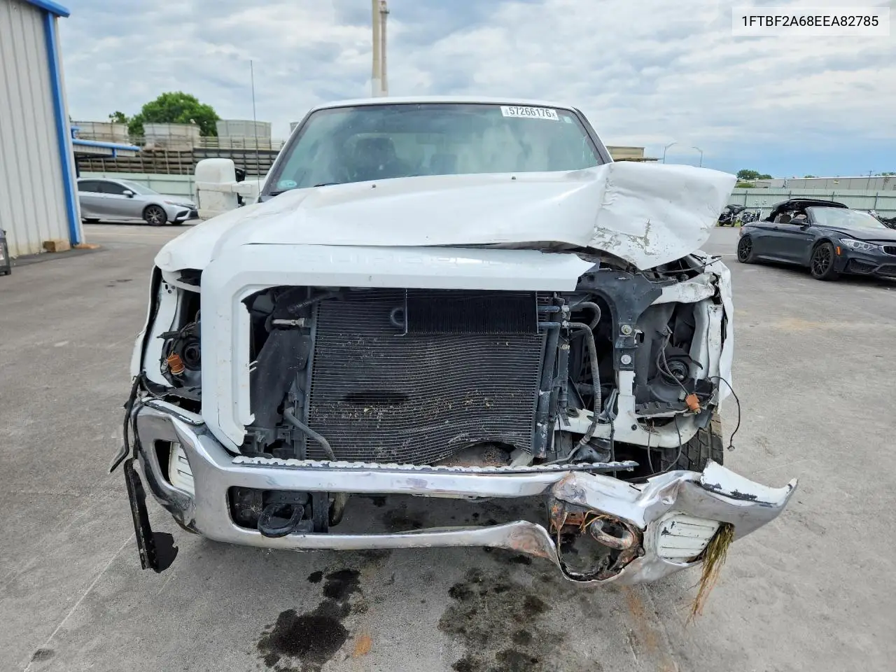 2014 Ford F250 Super Duty VIN: 1FTBF2A68EEA82785 Lot: 57266176